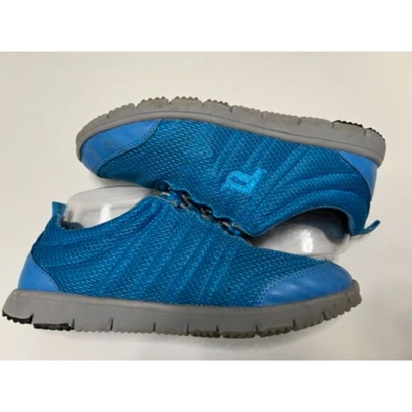 Propet TravelWalker II walking shoes in blue mesh. Size 8. - Picture 5 of 10